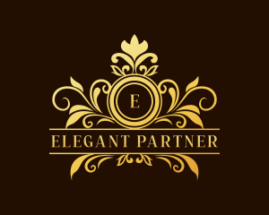 Elegant Floral Wedding logo design