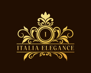 Elegant Floral Wedding logo design