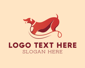 Dog Trainer - Pet Dog Leash logo design