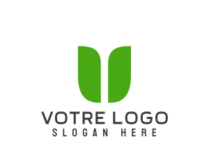 Natural Organic Leaf Letter S  logo design