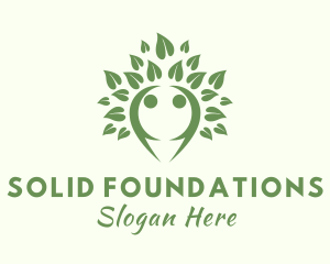 Sustainability - Human Leaf Organization logo design