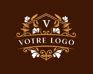 Floral Elegant Ornament logo design