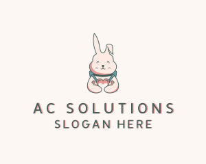 Bunny Rabbit Veterinary logo design