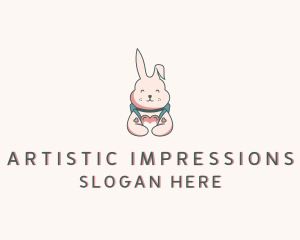 Bunny Rabbit Veterinary logo design