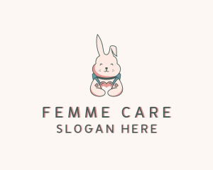 Bunny Rabbit Veterinary logo design