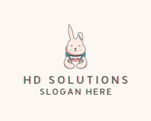 Bunny Rabbit Veterinary logo design