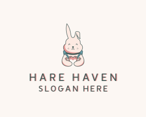 Hare - Bunny Rabbit Veterinary logo design