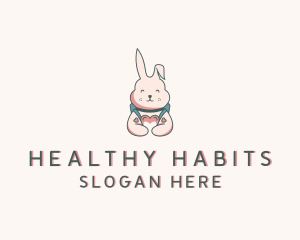 Bunny Rabbit Veterinary logo design