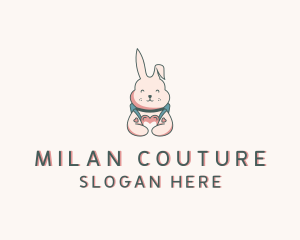 Bunny Rabbit Veterinary logo design