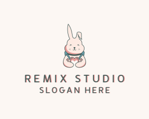 Bunny Rabbit Veterinary logo design