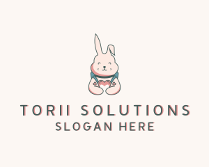 Bunny Rabbit Veterinary logo design