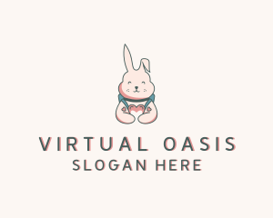 Bunny Rabbit Veterinary logo design