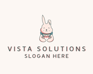 Bunny Rabbit Veterinary logo design