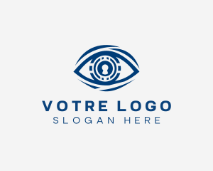 Keyhole Security Eye Logo