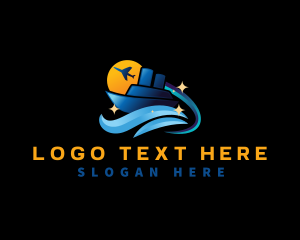 Tourism - Travel Cruise Vacation logo design