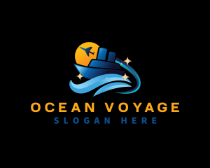 Cruise - Travel Cruise Vacation logo design
