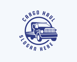 Cargo Freight Truck logo design