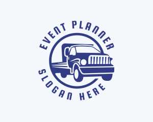 Transportation - Cargo Freight Truck logo design