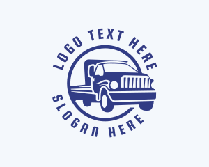 Truck - Cargo Freight Truck logo design