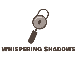 Secret - Padlock Magnifying Glass logo design