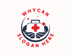 Medic - Medical First Aid Hand logo design