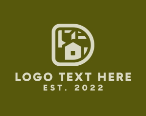 Leasing - Rural Housing Letter D logo design