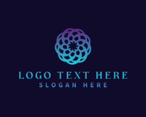 Artificial Intelligence - Spiral Motion Technology logo design