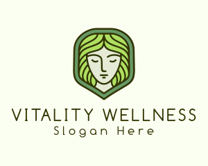 Natural Woman Beauty Wellness logo design