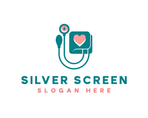 Medical Sphygmomanometer Heart Logo