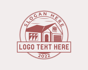 Roofer - Property Developer Roof logo design