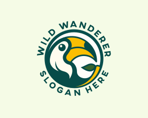 Wild Toucan Bird logo design