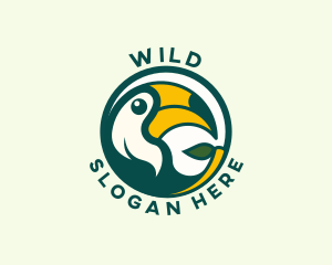 Wild Toucan Bird logo design