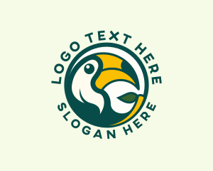Aviary - Wild Toucan Bird logo design