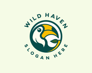 Wild Toucan Bird logo design