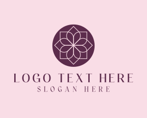 Minimalist Flower Spa Logo