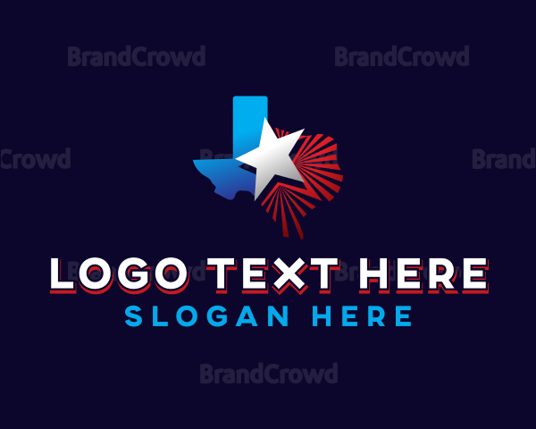 Texas Map Star Campaign Logo