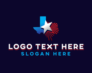 Texas Map Star Campaign Logo