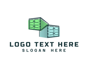 Shipping - Storage Container Delivery logo design