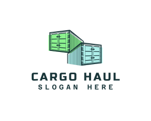 Storage Container Delivery logo design