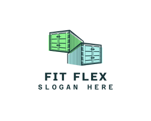 Freight - Storage Container Delivery logo design