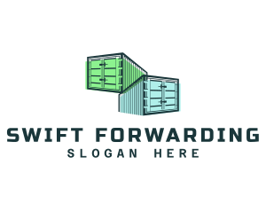 Storage Container Delivery logo design