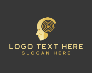 Neurology - Artificial Intelligence Technology logo design