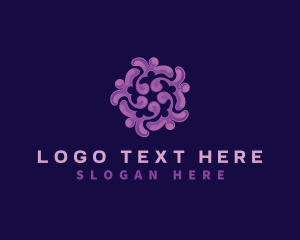 Abstract - Flower People Foundation logo design