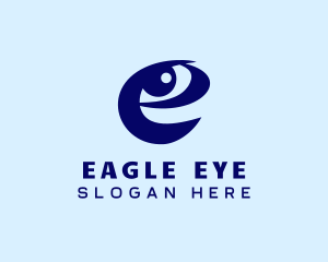 Fierce Eye Letter E logo design