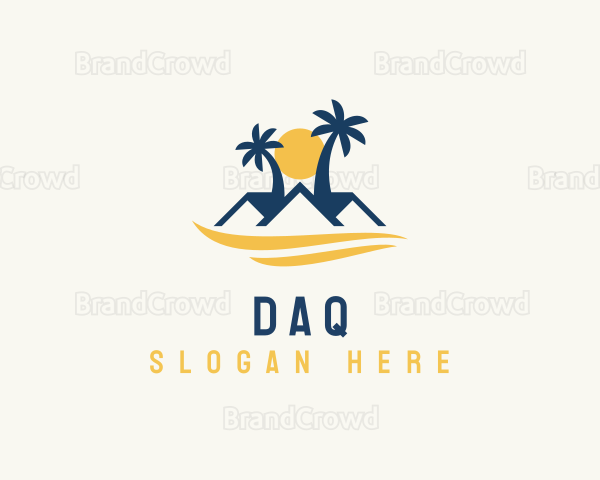 Tropical Beach House Property Logo