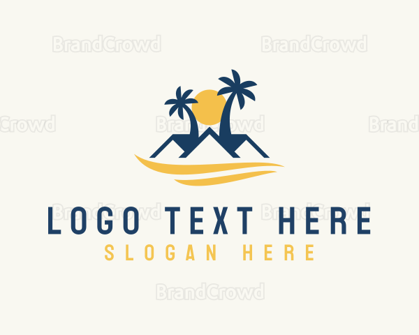 Tropical Beach House Property Logo