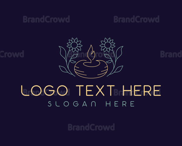 Flower Candle Maker Logo