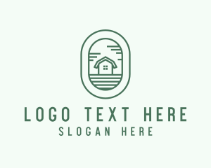 Tourism - Farm House Field logo design