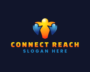 Outreach - People Heart Family logo design