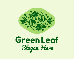 Natural Herb Plant  logo design